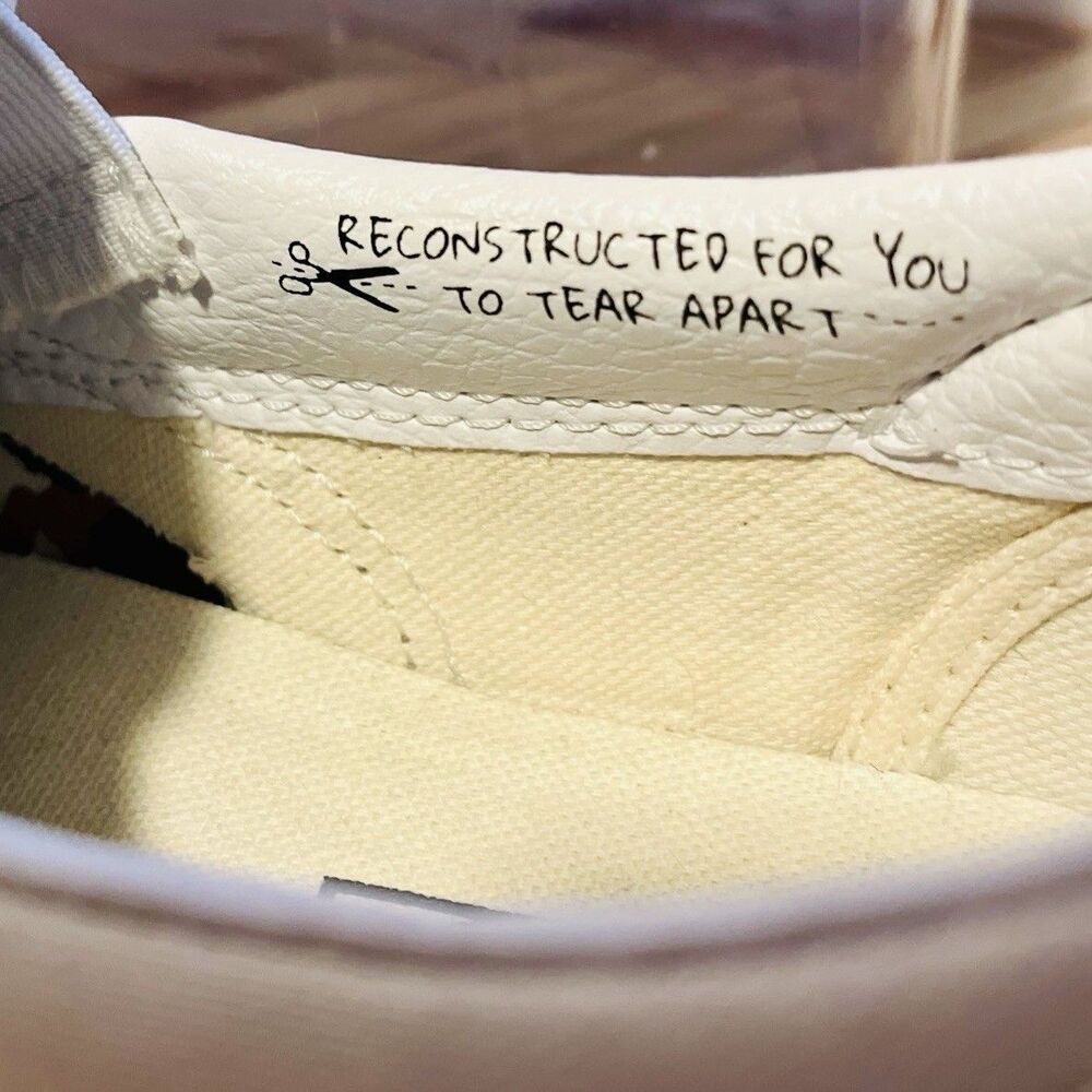 VANS Classic Slip-On Reconstructed Marshmallow M 6‎ W 7.5 Sneakers VN000BW4FS8 - Picture 9 of 10